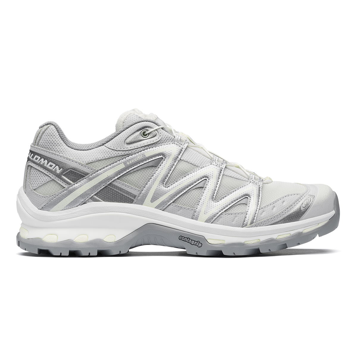 SALOMON XT Quest Slip Resistant Low top Casual Trail Running Shoes Unisex Daybreak Blue Silver Vanilla