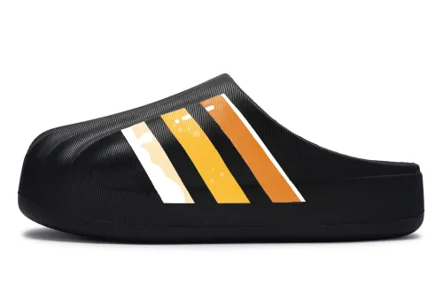 Adidas Originals AdiFOM Superstar Slip Resistant Slip Resistant Closed Toe Slippers Unisex Black Orange Yellow White