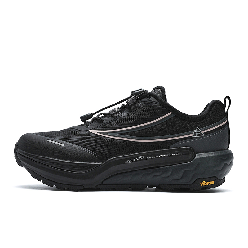 FILA SPD HORIZON Abrasion Resistant Breathable Low top Running Shoes Women’s Iron Gray/Black