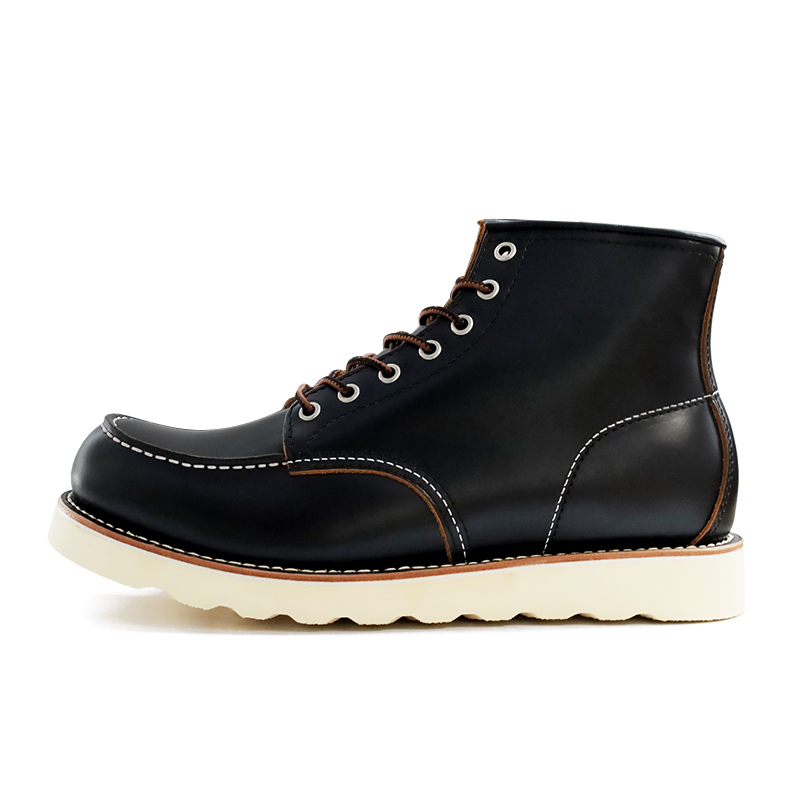 ROCKEY BAND Classic 875 Work Boots Vintage Abrasion Resistant Breathable High top Outdoor Shoes Women’s Black