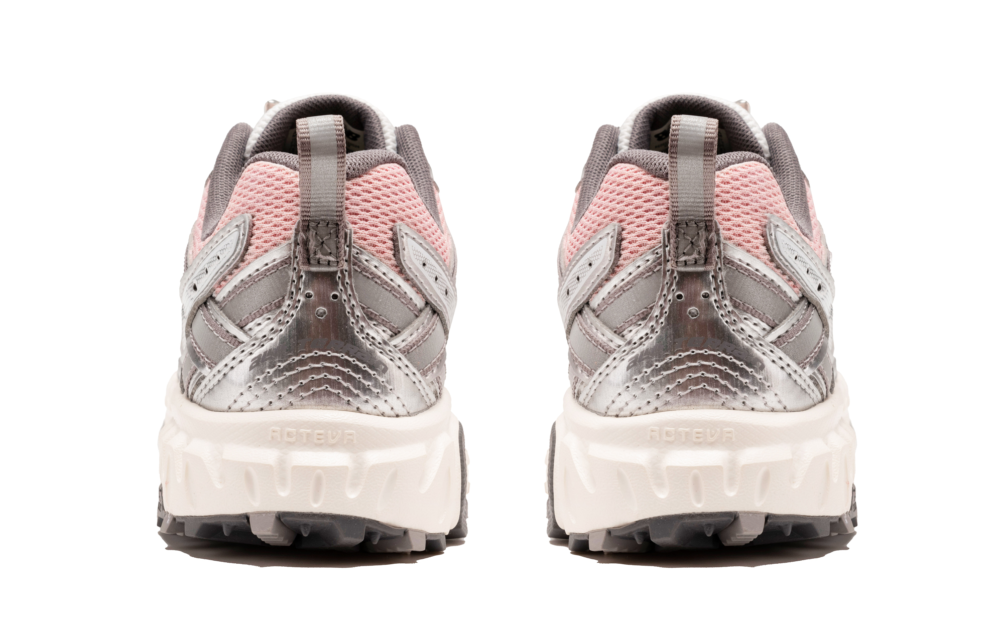 New Balance NB 410 Cushioning Slip Resistant Abrasion Resistant Low top Casual Running Shoes Unisex Silver Pink