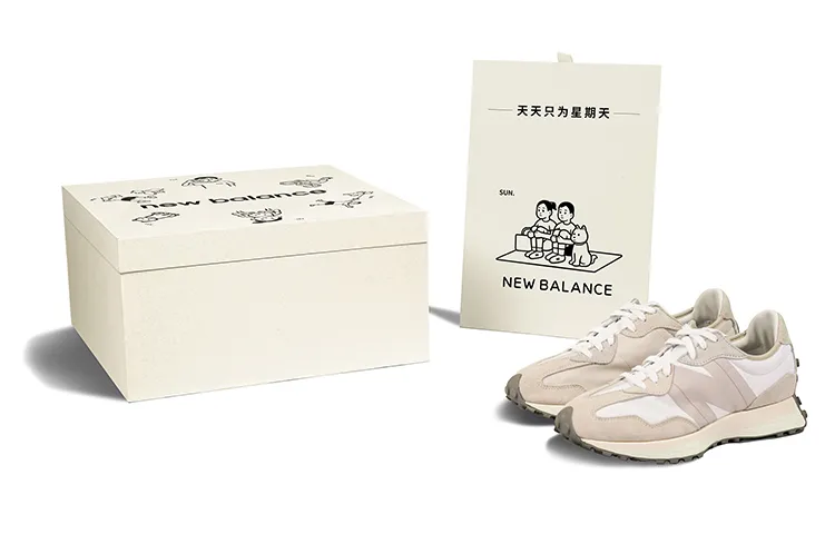 Noritake x New Balance NB 327 Abrasion Resistant Low top Running Shoes Unisex Gray Special Shoe Box