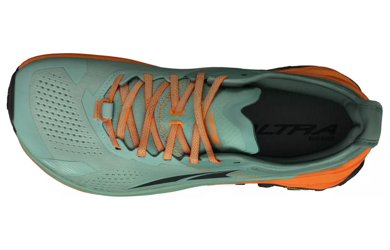 Altra Olympus 5 Running Shoes Men’s Low Top Green Orange
