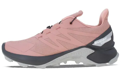 SALOMON CROSS Blast GTX W Leather Slip Resistant Abrasion Resistant Low top Outdoor Shoes Women's Pink Black