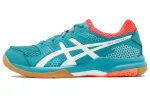 ASICS Gel Rocket 8 Running Shoes Women's Low Top Ice Blue/White