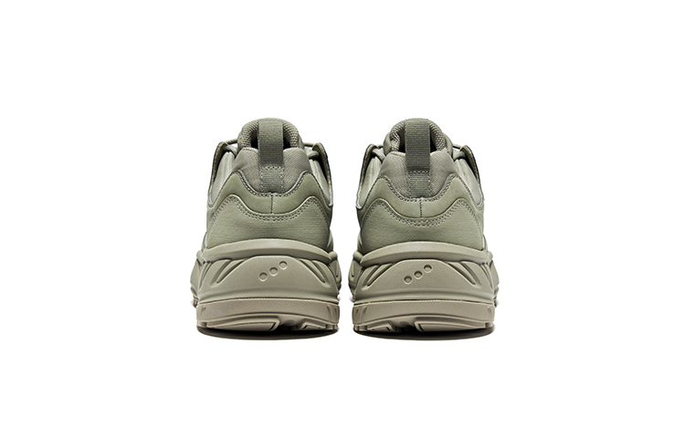 Saucony CYBER WEB Lace Up Abrasion Resistant Low top Running Shoes Unisex Gray Green
