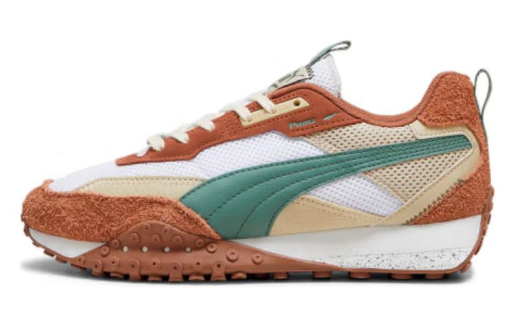 PUMA Blktop Rider Abrasion Resistant Breathable Low top Running Shoes Unisex Beige Brown