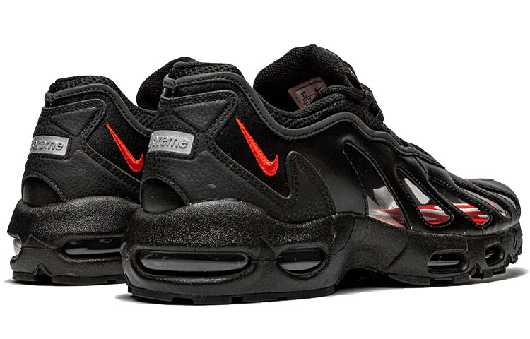 Мужские кроссовки Supreme x Nike Air Max 96 (черный) — фото 3