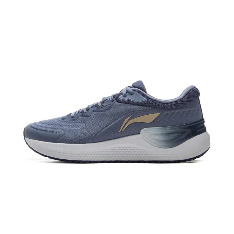 Li Ning Eazgo V2 Cushioning, Wear Resistant Low top Running Shoes Men's Gray Blue