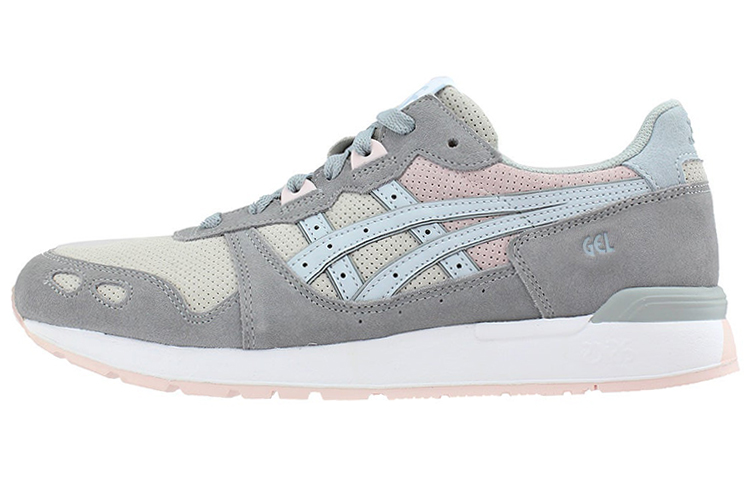 Asics Gel Lyte Abrasion Resistant Low top Running Shoes Men's Gray Pink