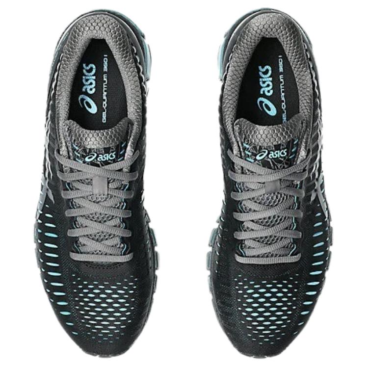 ASICS Gel Quantum 360 Breathable Support Running Shoes Men’s Black Blue