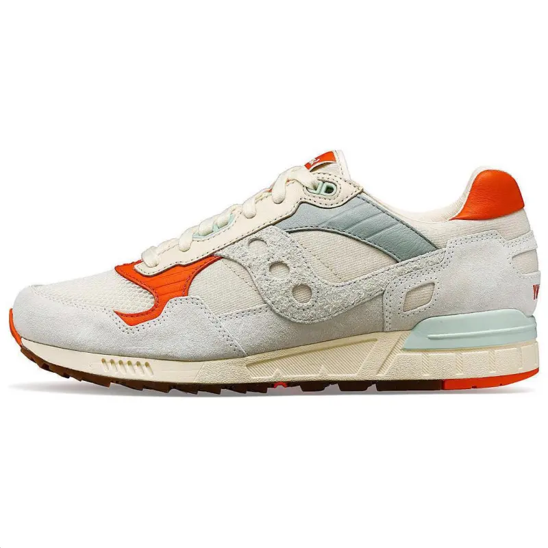 Saucony Shadow 5000 Premium Light Beige Mint Orange
