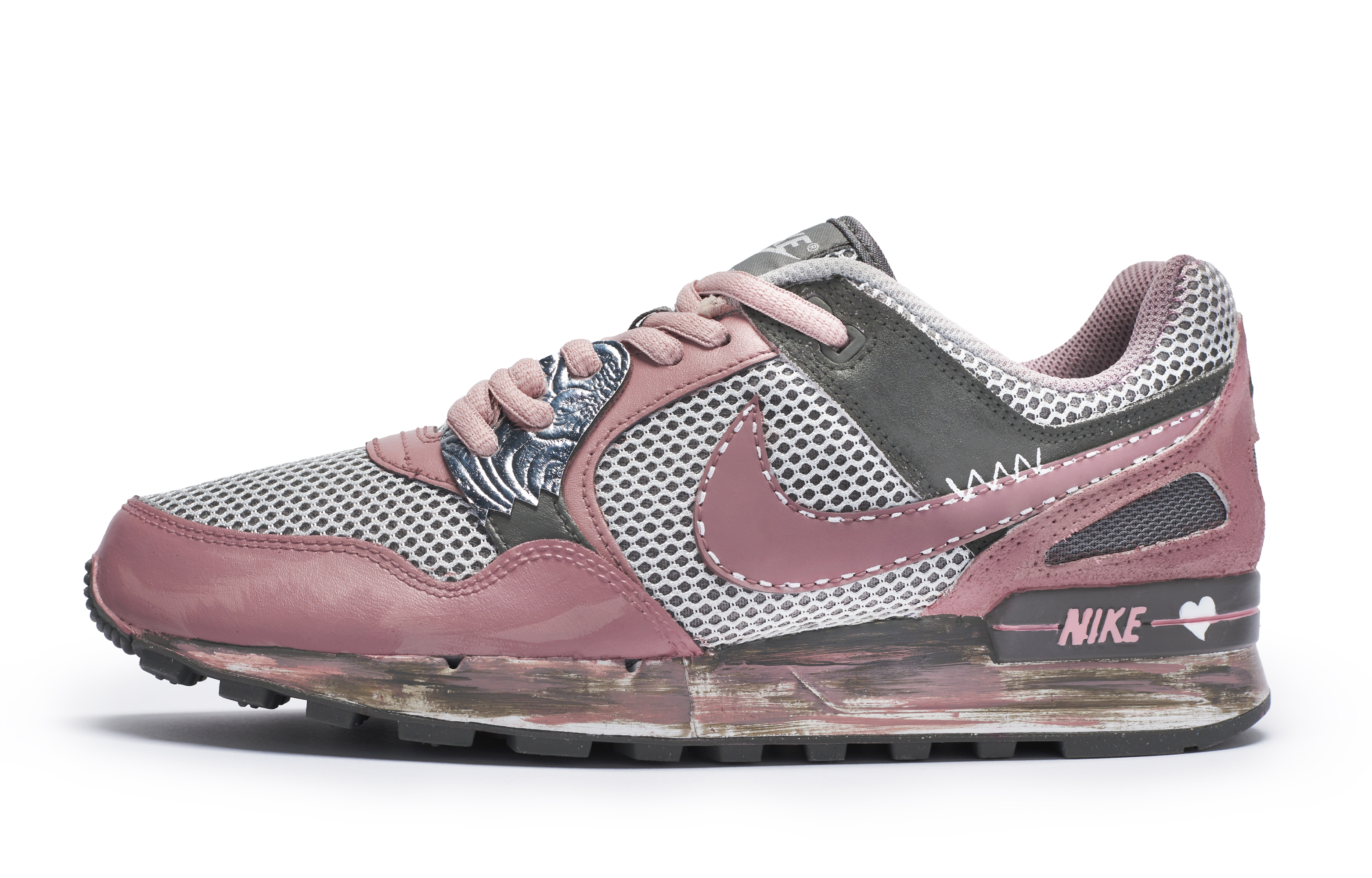 Nike Air Pegasus 89 Low top Casual Running Shoes Men’s Gray Pink