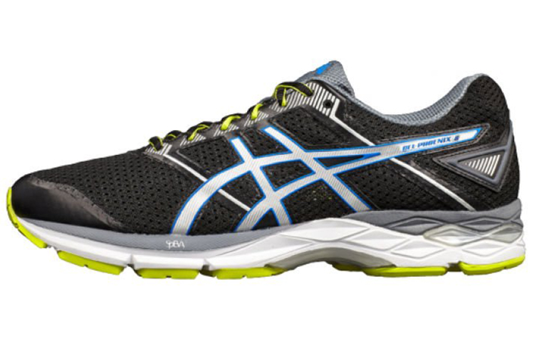 Asics Gel Phoenix 8 Comfortable Abrasion Resistant Low top Running Shoes Men's Black