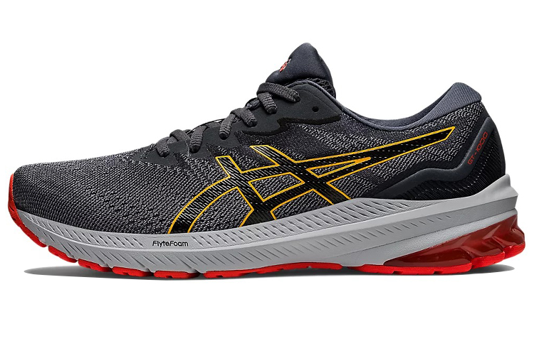 Мужские кроссовки ASICS Asics GT-1000 11 (серо-желтые)