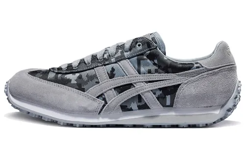 Onitsuka Tiger Edr 78 Sports Cushioning Slip Resistant Abrasion Resistant Low top Running Shoes Unisex Camouflage Gray