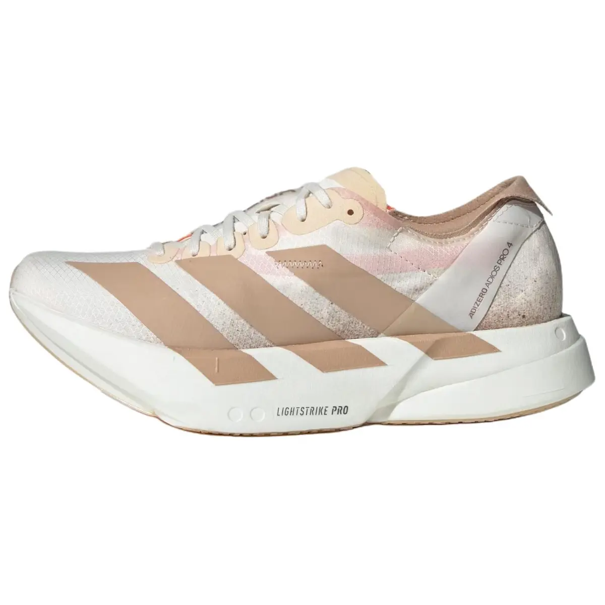 Adidas Adizero Adios Pro 4 Low top Casual Training Physical Fitness Test & Exam Running Shoes Women's White Orange