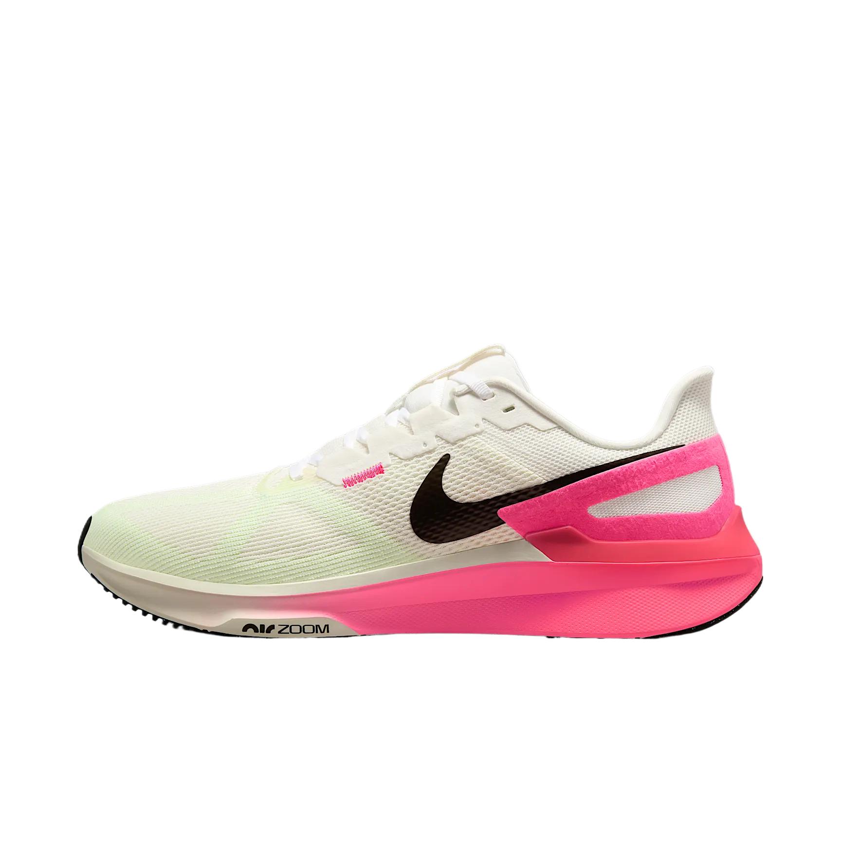 Мужские кроссовки Nike Zoom Structure 25 (черно-желто-красный)