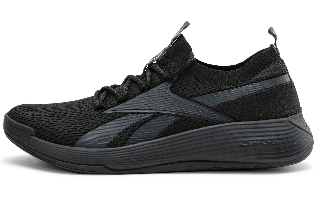 Reebok Dmx Comfort Abrasion Resistant Low top Running Shoes Unisex Black