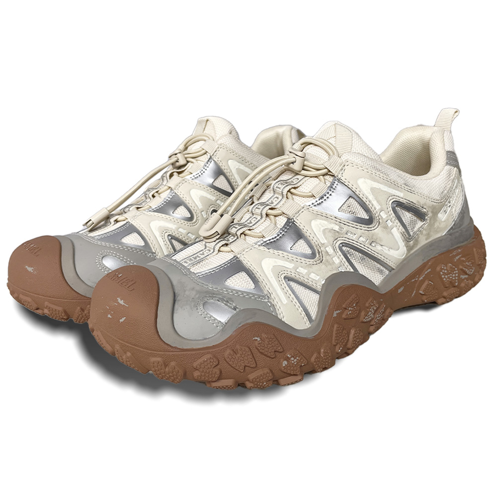 CAMEL Slip Resistant Abrasion Resistant Low top Mountaineering Shoes Women’s Ecru