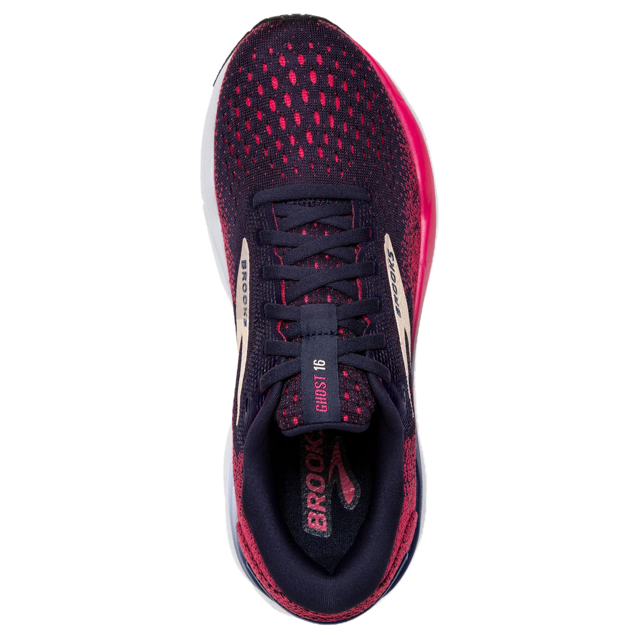 Brooks Ghost 16 Cushioning Slip Resistant Cushioning Slip Resistant Low top Running Shoes Women’s Black Red