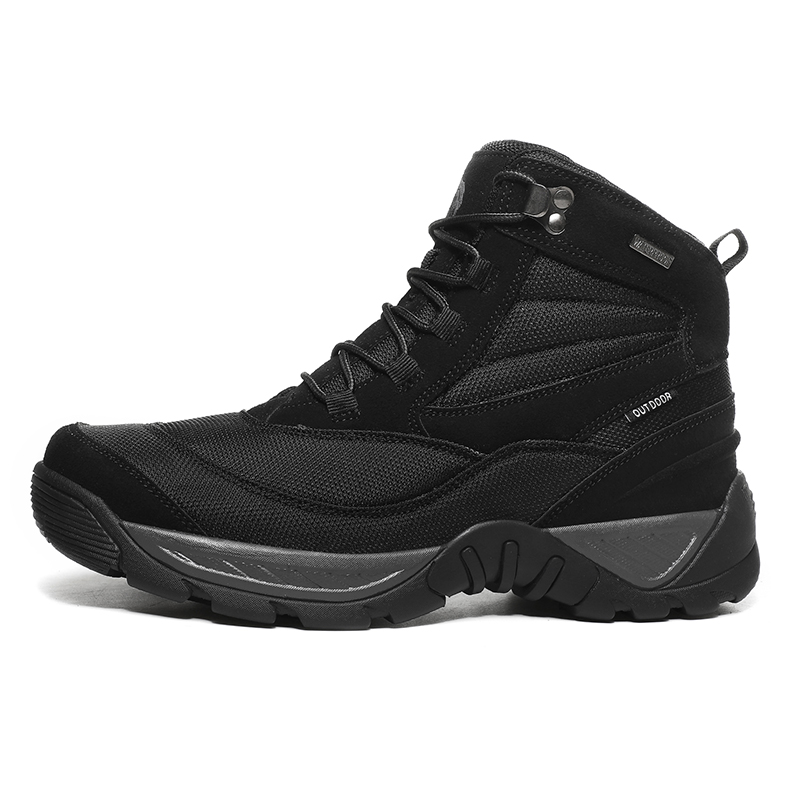 OFF WIERAH Slip Resistant Abrasion Resistant High top Mountaineering Shoes Men’s