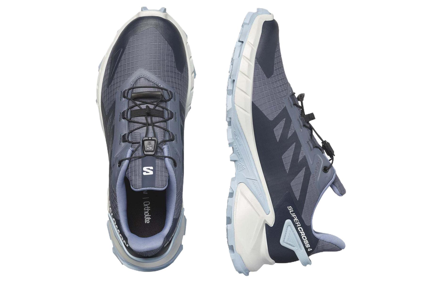 SALOMON Supercross 4 Comfortable Cushioning Slip Resistant Low top Running Shoes Women’s Dark Blue