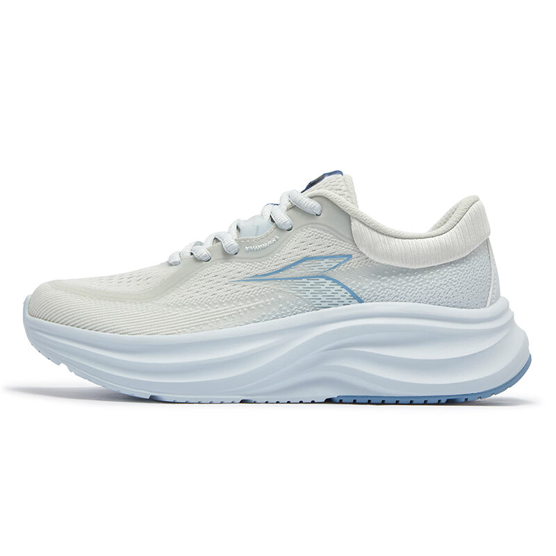361° Abrasion Resistant Breathable Abrasion Resistant Breathable Low top Casual Running Shoes Women’s White Blue