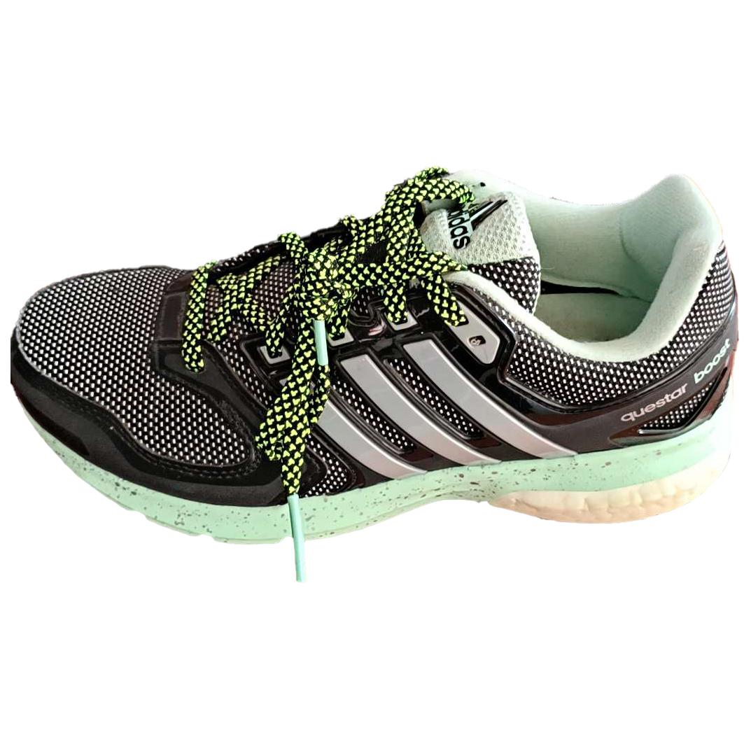 Adidas Slip Resistant Abrasion Resistant Low top Running Shoes Women’s Black Cyan