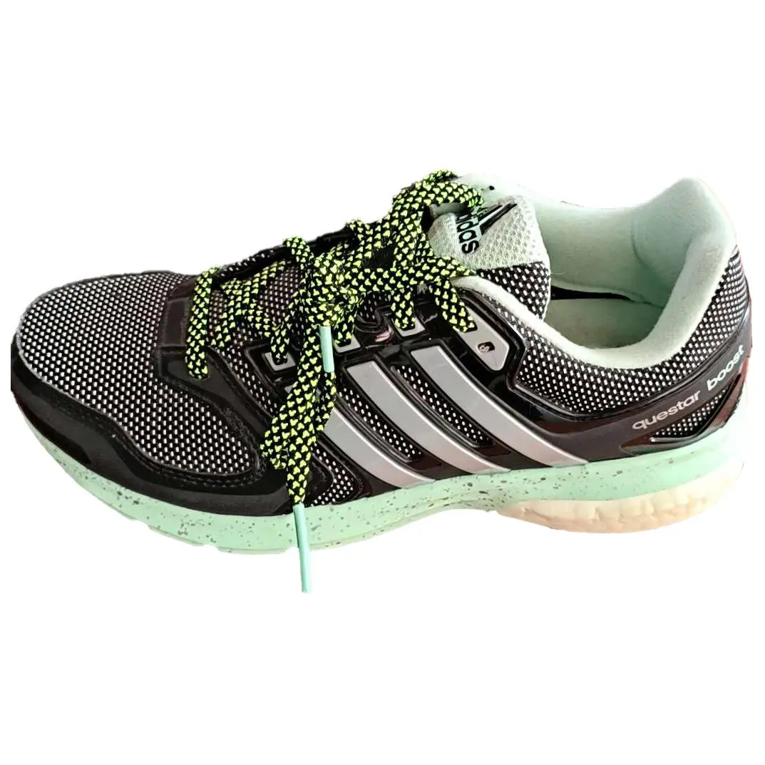 Adidas Slip Resistant Abrasion Resistant Low top Running Shoes Women's Black Cyan