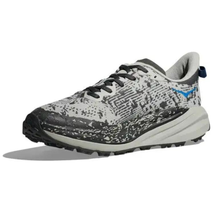 HOKA ONE ONE SPEEDGOAT 6 Cushioning Slip Resistant Rebound Low top Running Shoes Men’s Gray