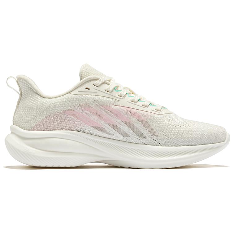 Erke Slip Resistant Abrasion Resistant Slip Resistant Abrasion Resistant Low top Running Shoes Women’s White Pink