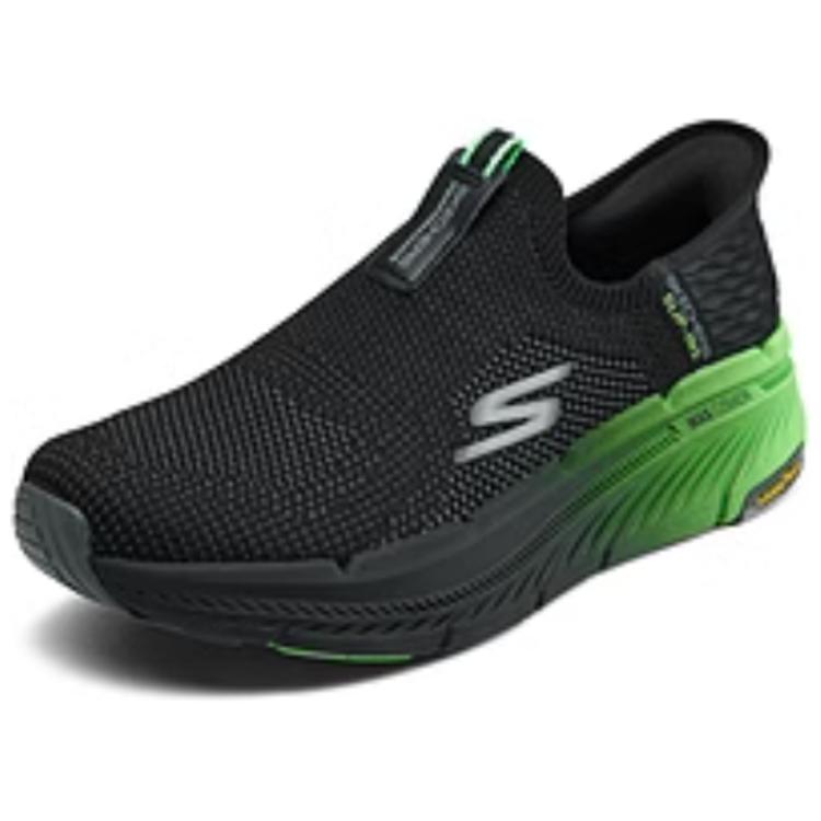 Skechers MEN’S GO Low top Running Shoes Men’s Black Green