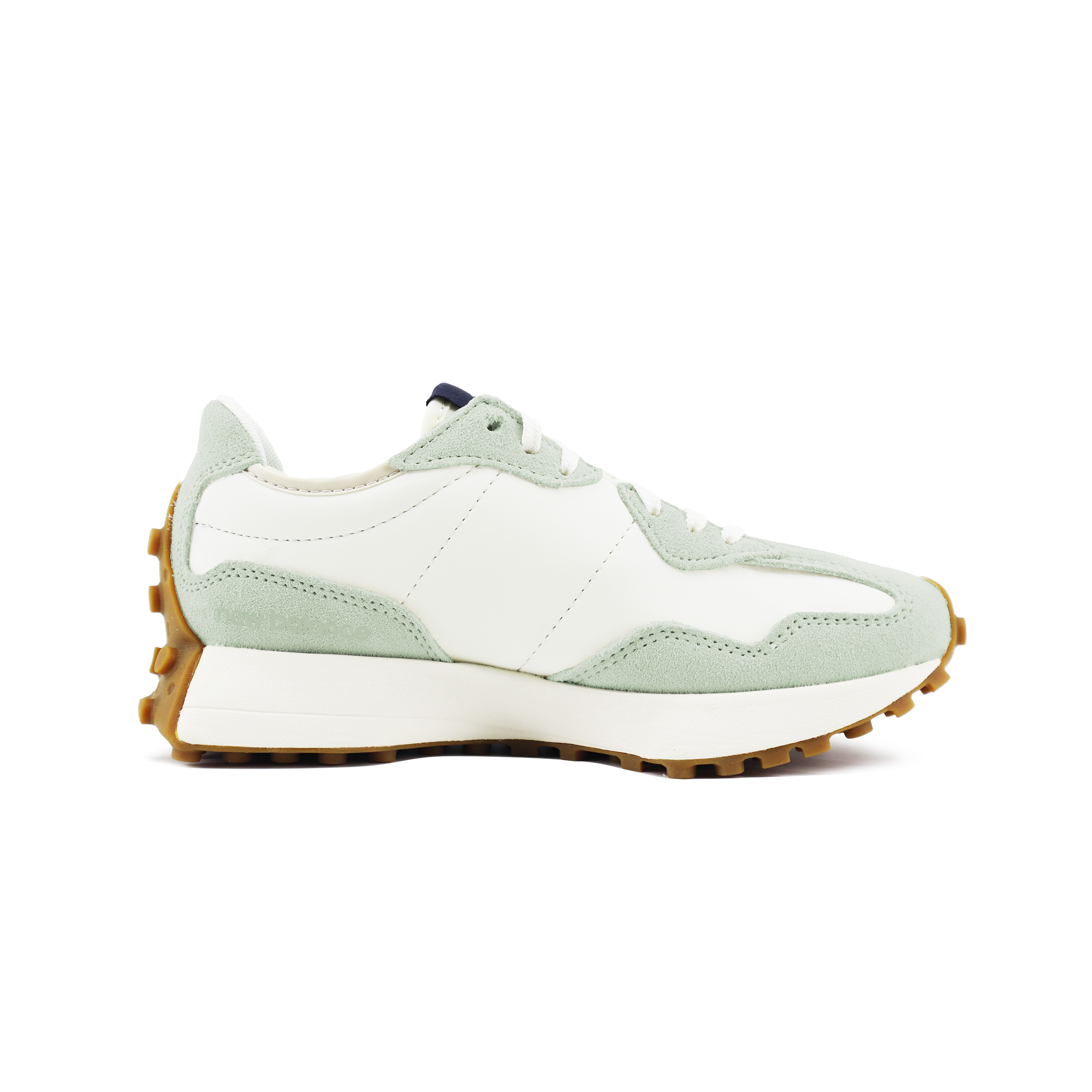 New Balance NB 327 Abrasion Resistant Abrasion Resistant Low top Casual Running Shoes Women’s White Green
