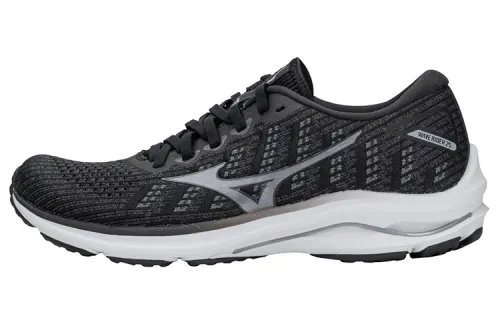 Mizuno Wave Rider 25 Waveknit 'Black Grey'