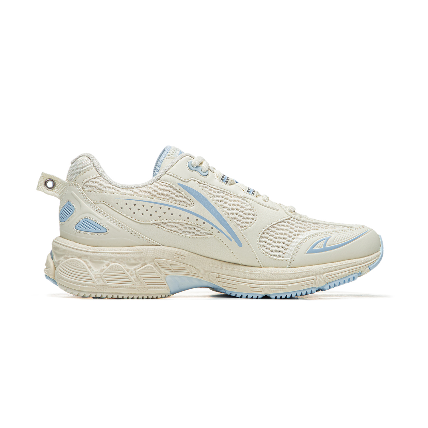 Li Ning Fuyao 2.0 Cushioning Slip Resistant Abrasion Resistant Lightweight Low top Running Shoes Women’s Blue White