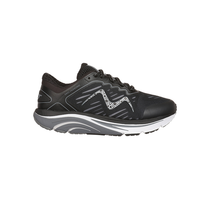 MBT Running Shoes Men’s Low Top Black/Gray/White