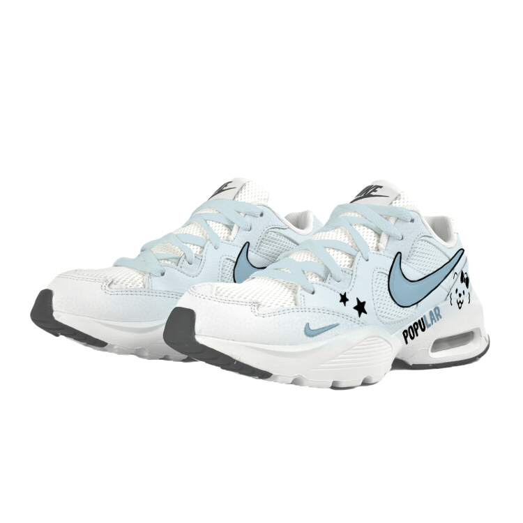 Nike Air Max Fusion Low top Air Cushion Running Shoes Women’s Blue