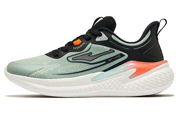 Erke Cushioning Slip Resistant Low top Running Shoes Men’s Green Black