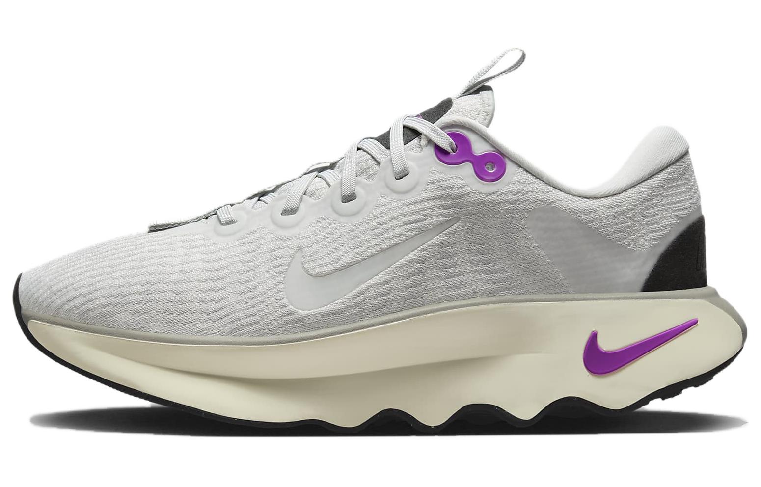 Nike Motiva Comfortable Round Toe Cushioning Breathable Cushioning Breathable Low top Running Shoes Women's Gray Purple