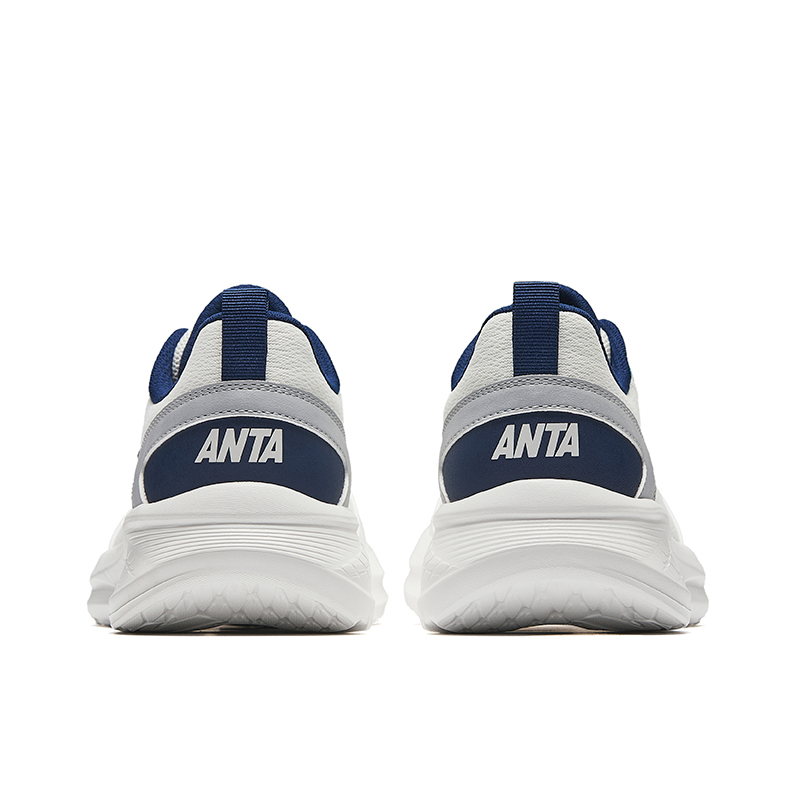 Anta Cushioning Slip Resistant Abrasion Resistant Low top Training City Commuting Running Shoes Men’s White