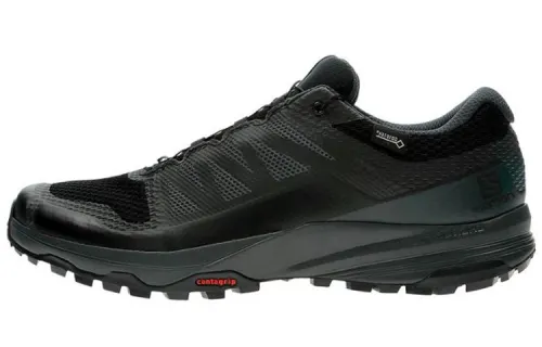 SALOMON Xa Discovery Gt Leather Slip Resistant Abrasion Resistant Low top Outdoor Shoes Black
