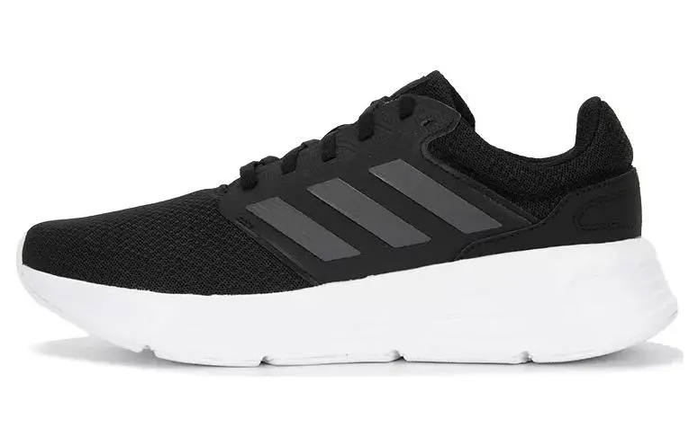 Adidas Galaxy 6 Breathable Low top Running Shoes Men's Black White