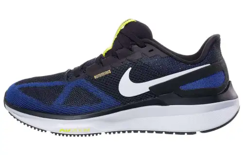 Nike Zoom Structure 25 sporty and comfortable low-top casual long-distance urban commuting running shoes men's blue
