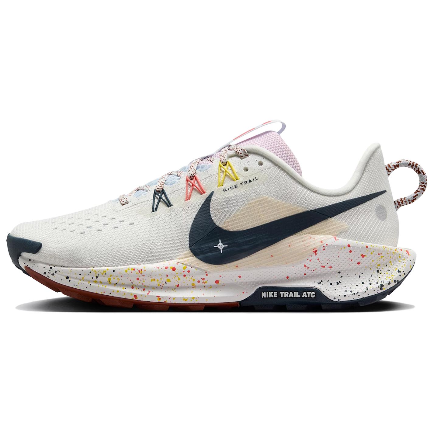 Nike React Pegasus Trail 5 Summit White Football Grey Pink Foam Armory Navy Women’s
