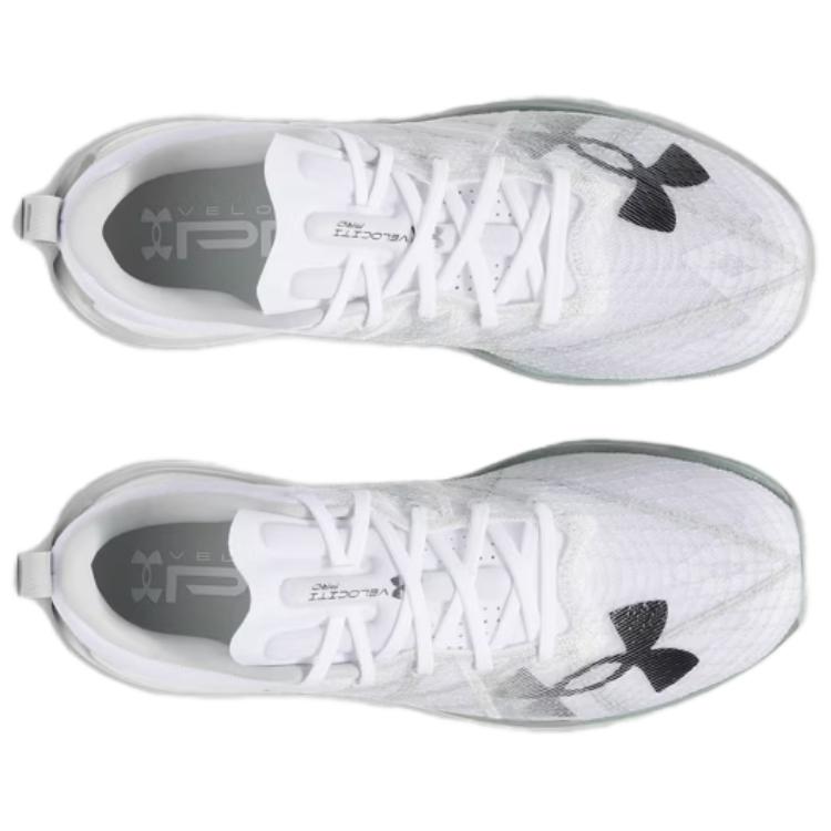 Under Armour VELOCITI PRO Abrasion Resistant Low top Running Shoes Unisex White Black Green