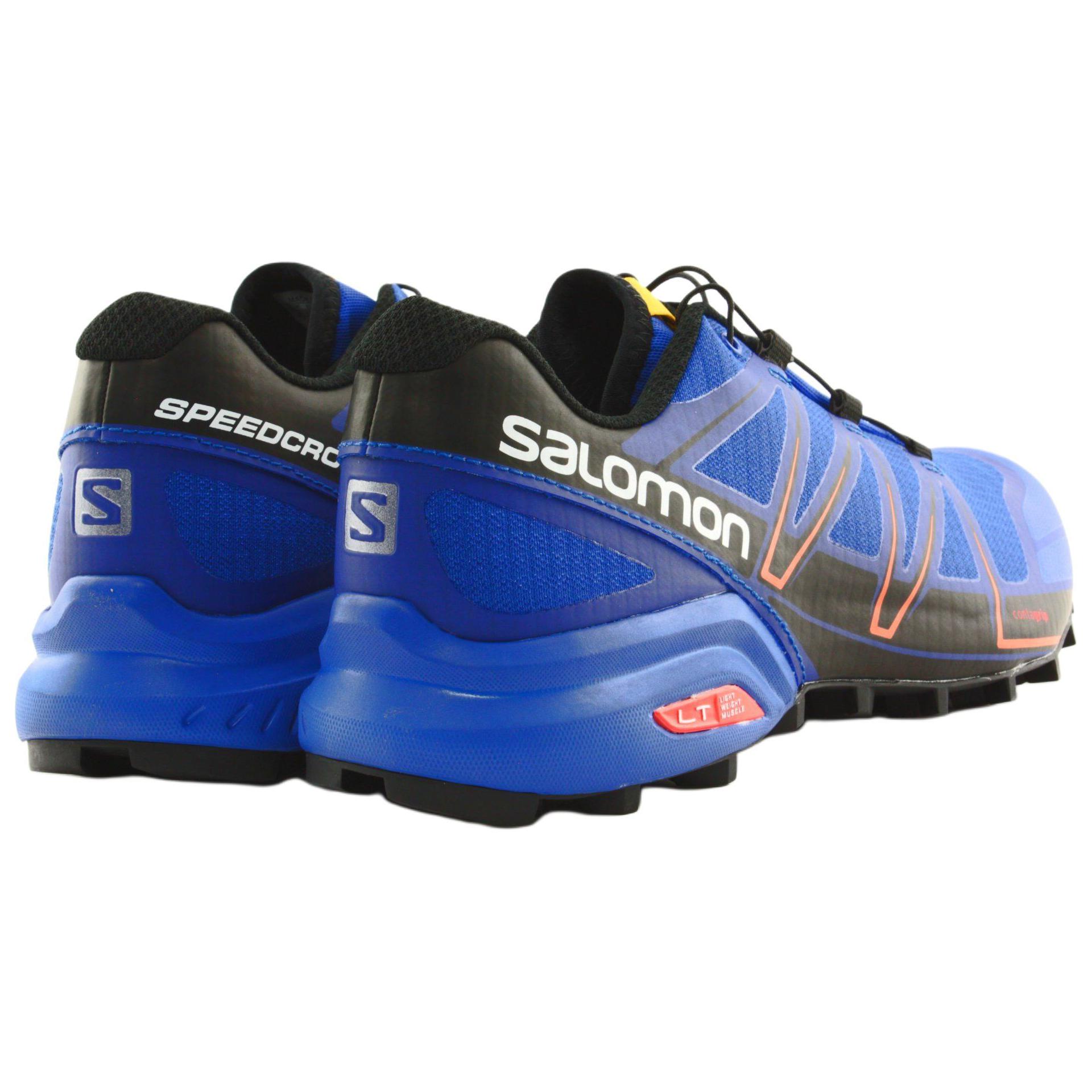SALOMON SPEEDCROSS PRO Slip Resistant Abrasion Resistant Low top Running Shoes Men’s Blue
