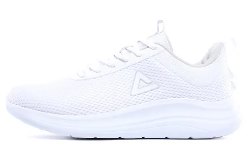 PEAK Qingyi Minimalist Style Cushioning Slip Resistant Abrasion Resistant Low top Running Shoes Women's All White
