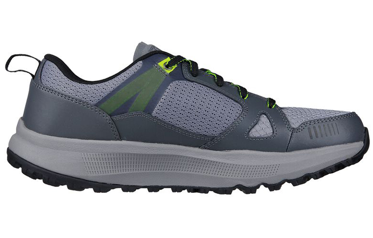 Skechers Go Run Pulse Outdoor Cushioning Abrasion Resistant Waterproof Low top Running Shoes Men’s Charcoal Gray