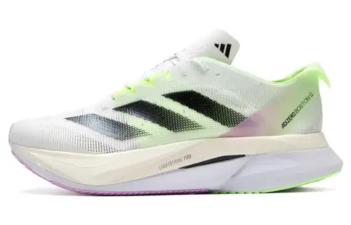Adizero Boston 12 Adidas 'White Green Spark'
